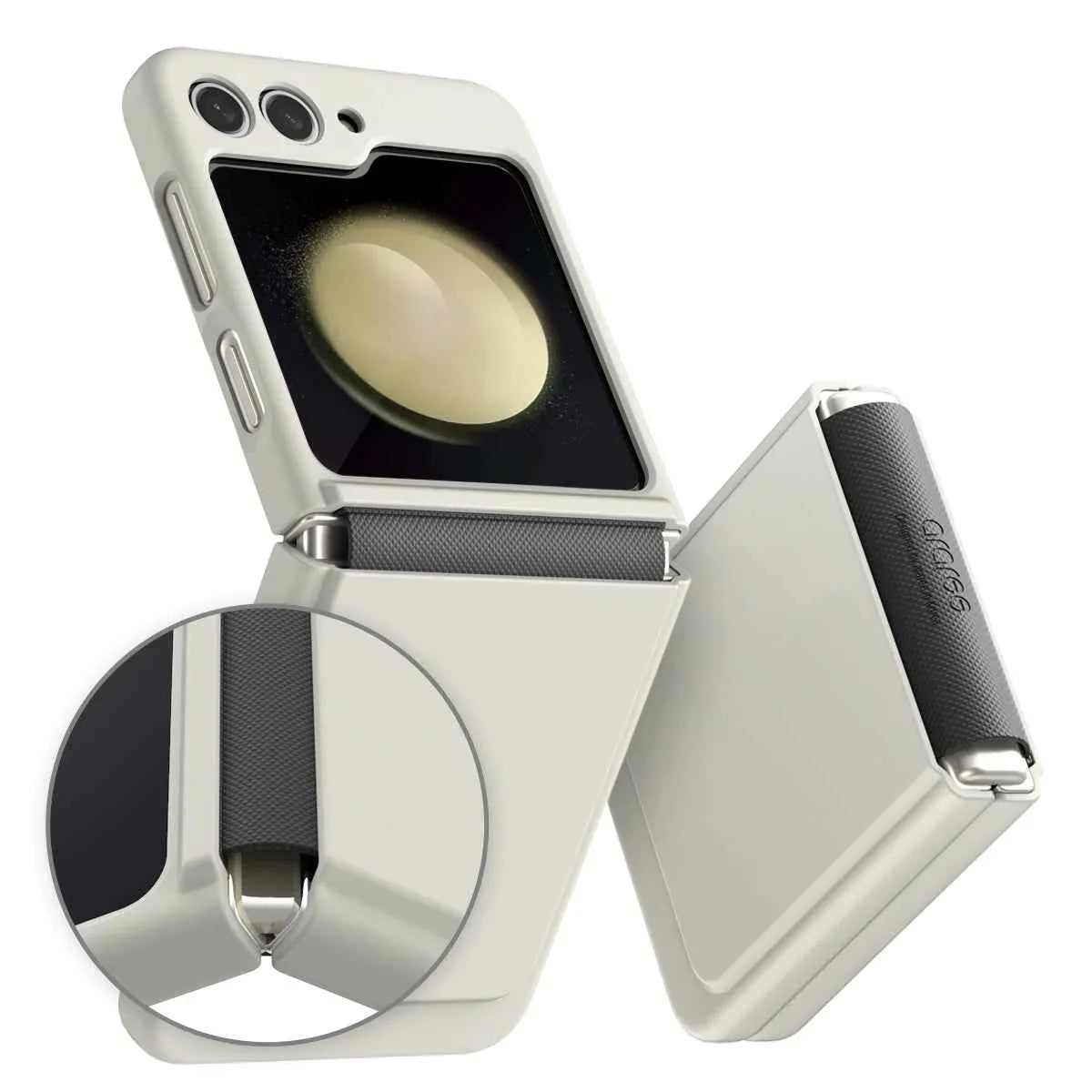 Araree Z Flip 5 Aero Flex Case With Dual Layer Protection - Cream Araree Z Flip 5 Aero Flex Case With Dual Layer Protection - Cream